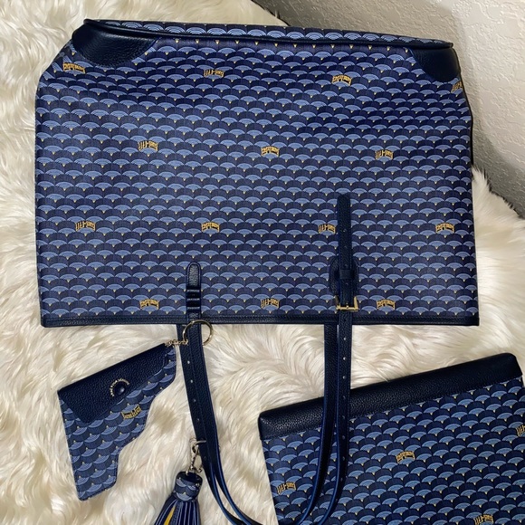 NEW FAURÉ LE PAGE Daily Battle Tote 37 in Paris Blue - Picture 12 of 17